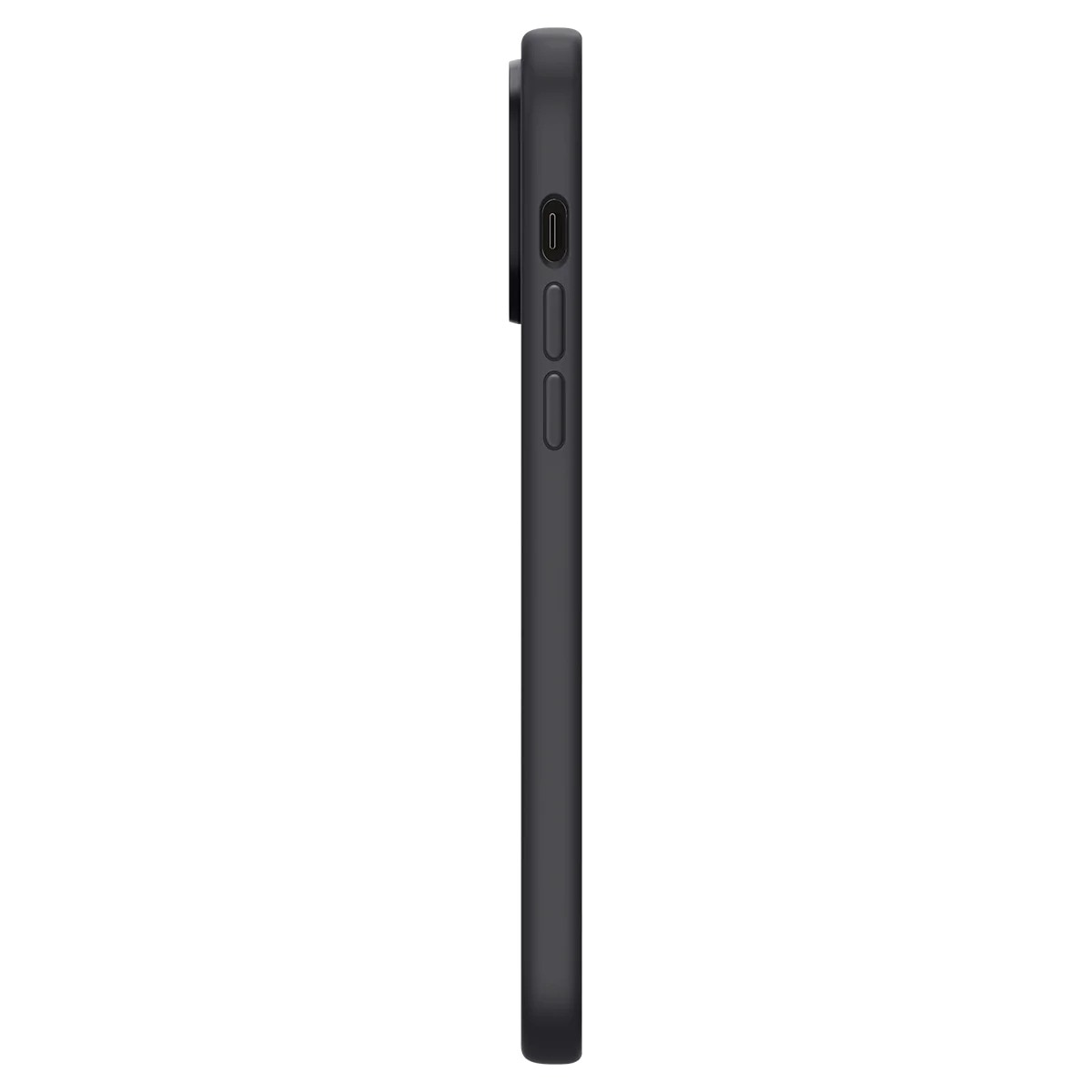 Coque Silicone Fit Mag iPhone 14 Pro Black
