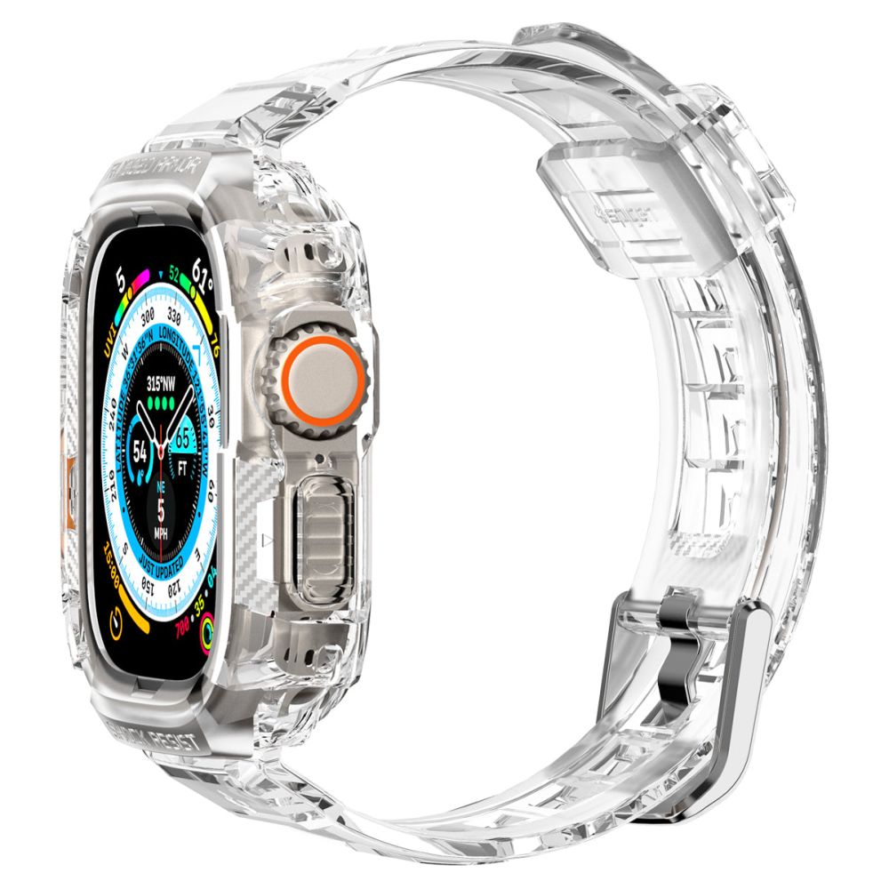 Coque Rugged Armor Pro Apple Watch Ultra 49mm, Crystal Clear