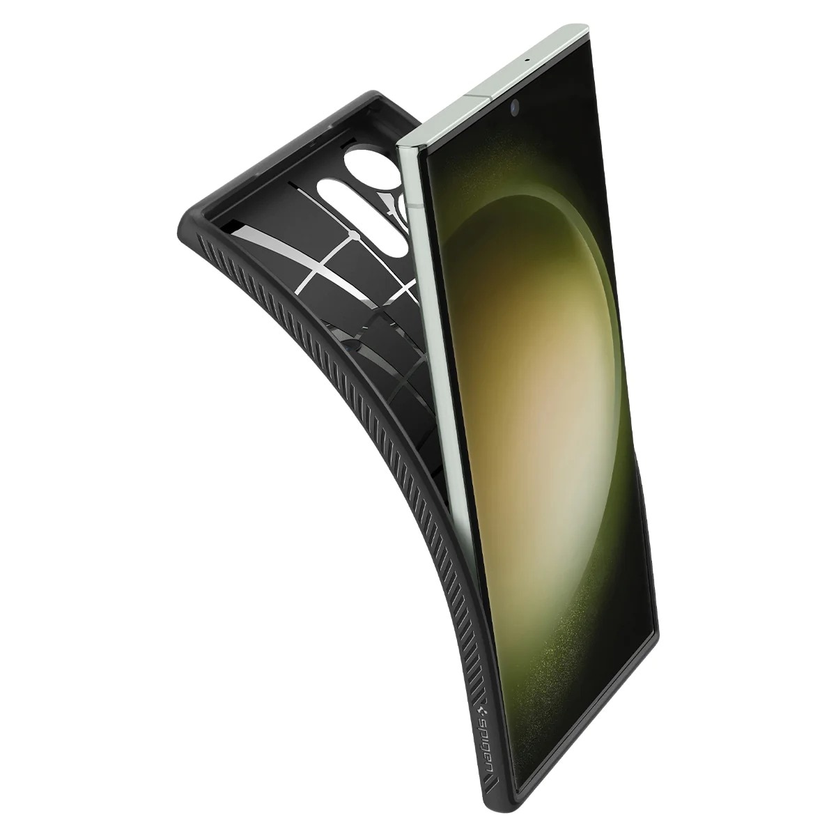 Coque Liquid Air Samsung Galaxy S23 Ultra, Black