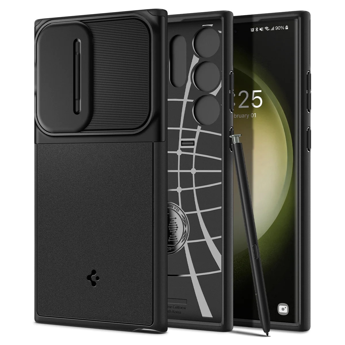 Case Optik Armor Samsung Galaxy S23 Ultra Black