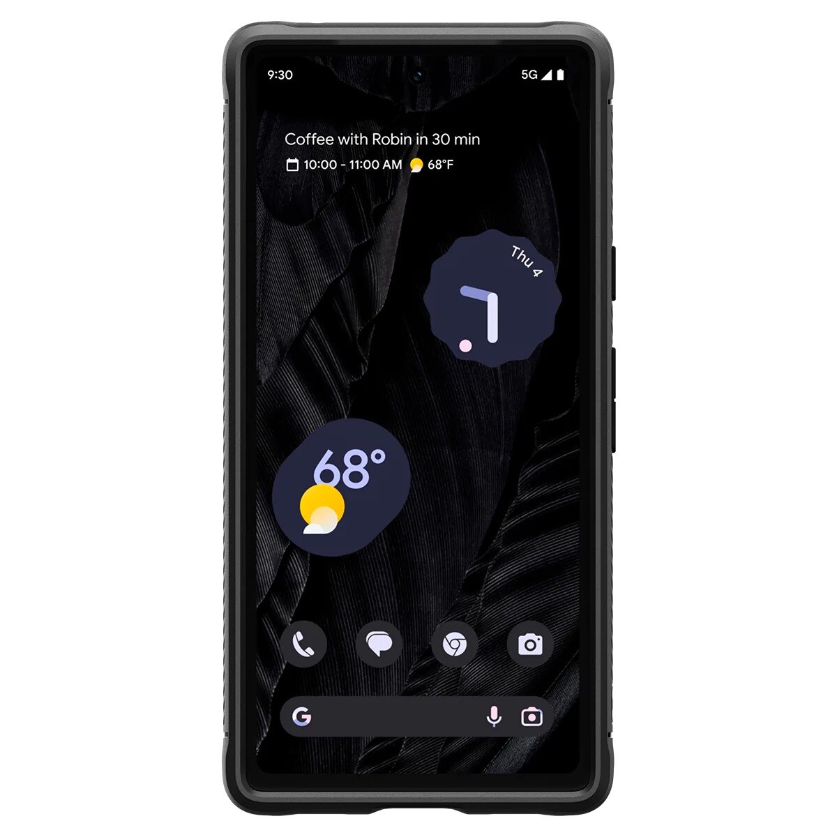 Case Rugged Armor Google Pixel 7a, Black