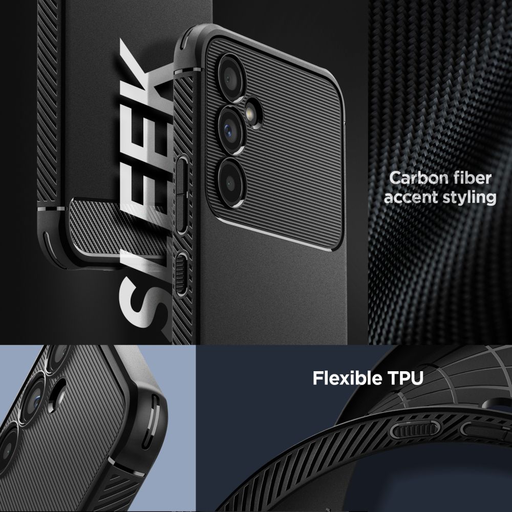 Case Rugged Armor Samsung Galaxy A54, Black