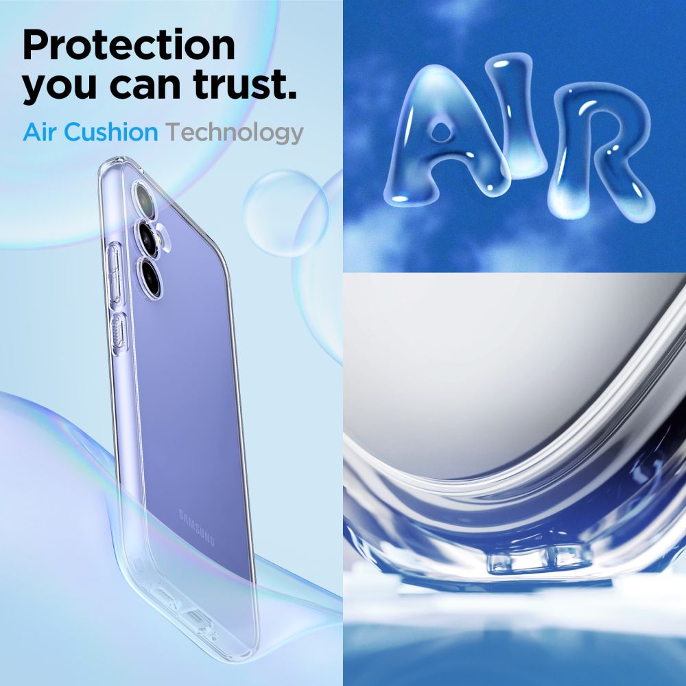 Coque Liquid Crystal Samsung Galaxy A54, Clear