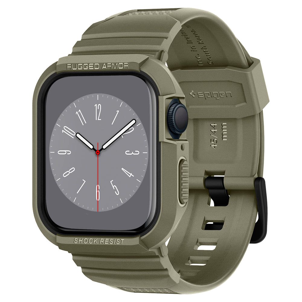 Coque Rugged Armor Pro Apple Watch 45mm Series 9, Vintage Khaki