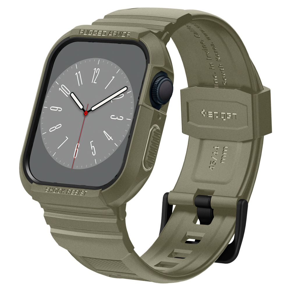 Coque Rugged Armor Pro Apple Watch 45mm Series 9, Vintage Khaki