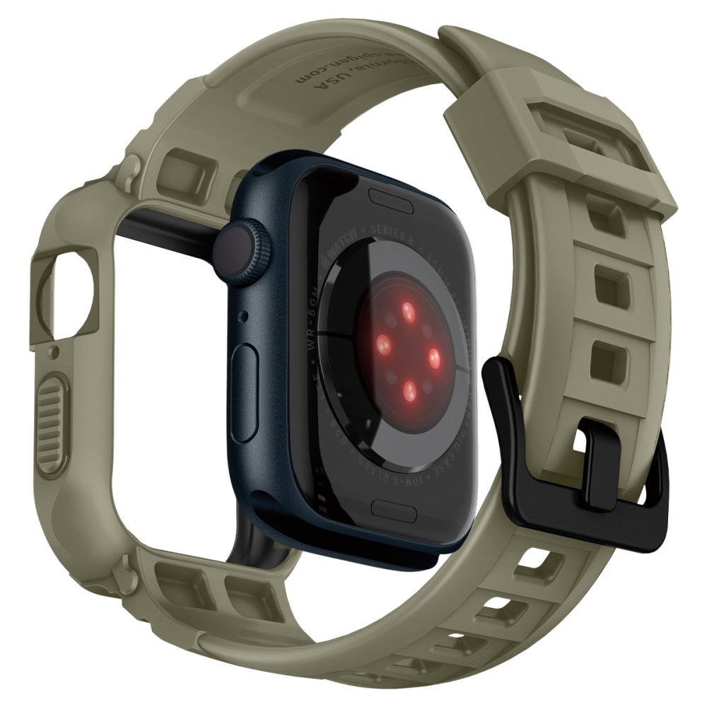 Coque Rugged Armor Pro Apple Watch 45mm Series 9, Vintage Khaki