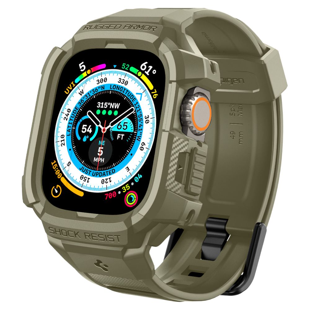 Coque Rugged Armor Pro Apple Watch Ultra 2 49mm, Vintage Khaki