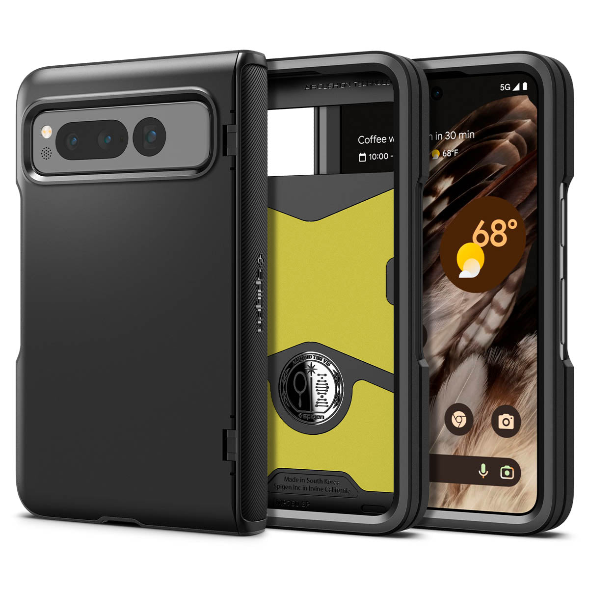 Coque Slim Armor Pro Google Pixel Fold, Black