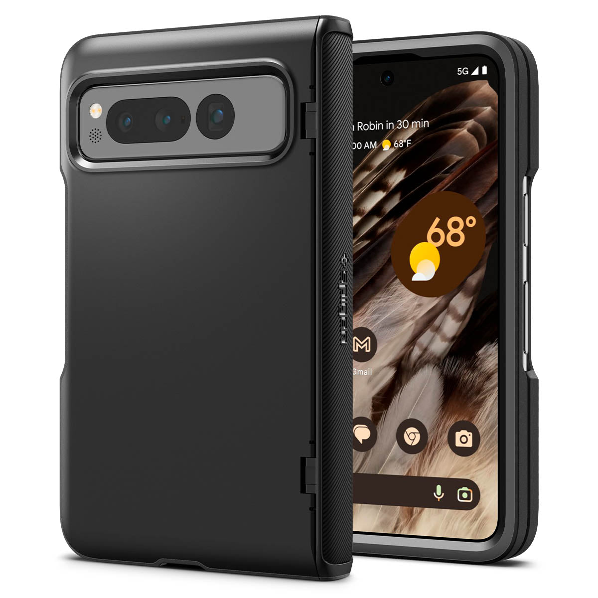 Coque Slim Armor Pro Google Pixel Fold, Black