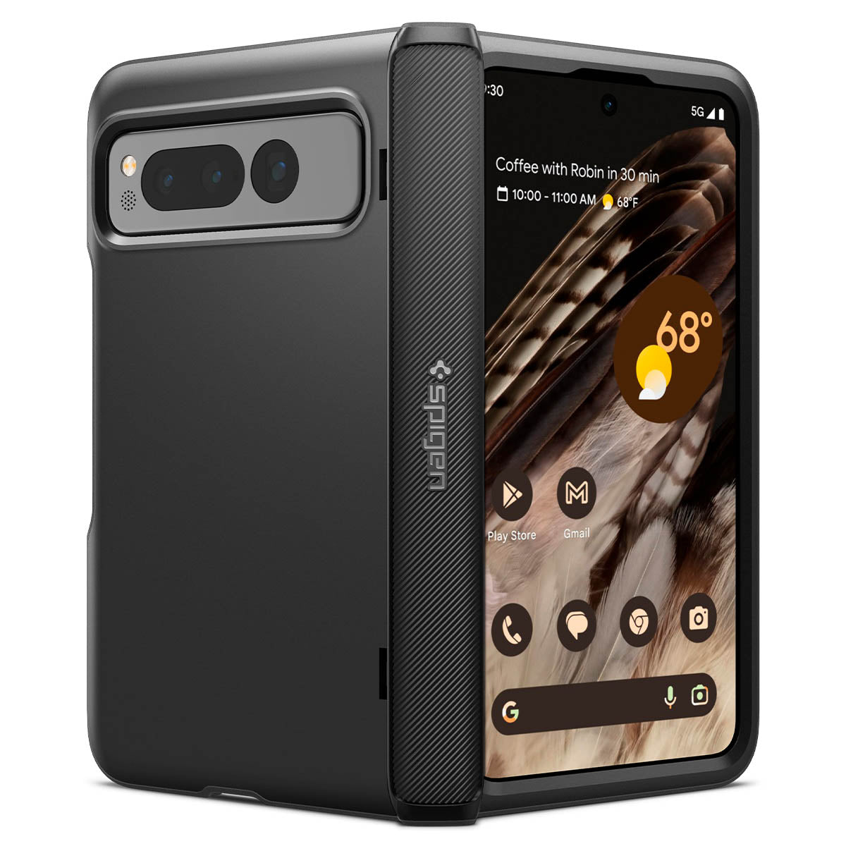 Coque Slim Armor Pro Google Pixel Fold, Black