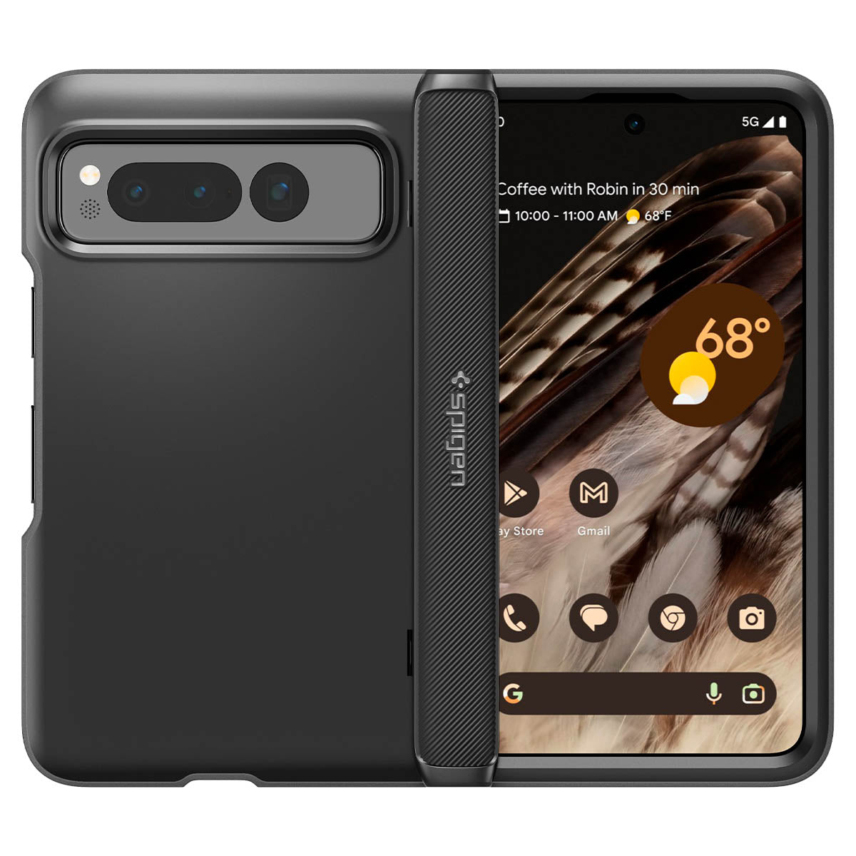 Coque Slim Armor Pro Google Pixel Fold, Black