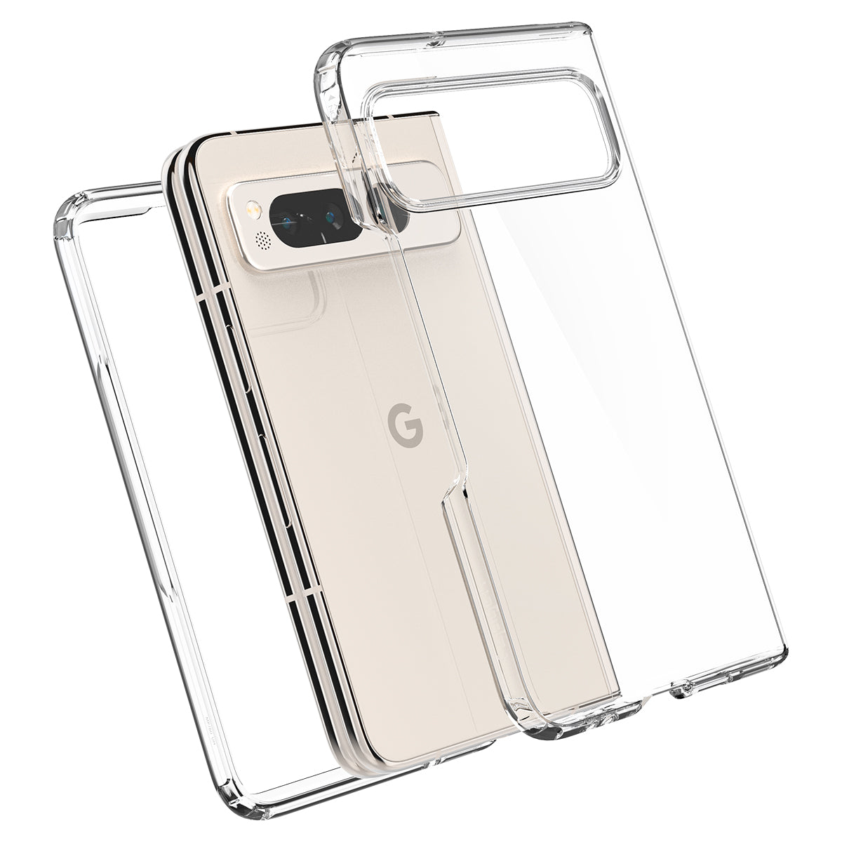 Coque Ultra Hybrid Google Pixel Fold, Crystal Clear