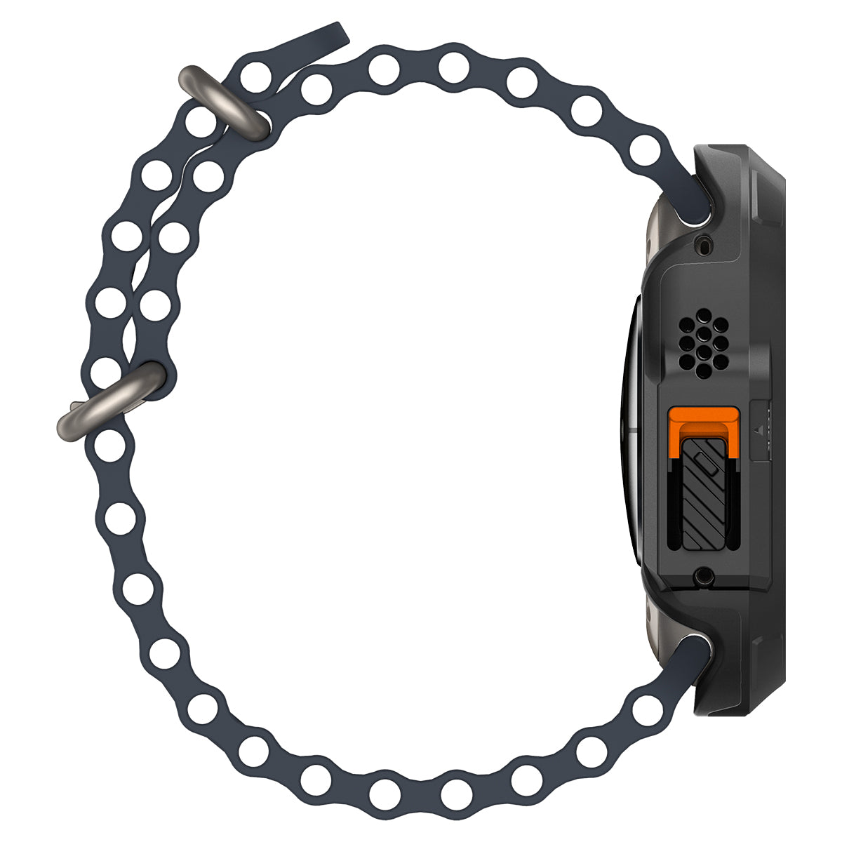 Coque Lock Fit Apple Watch Ultra 2 49mm, Black