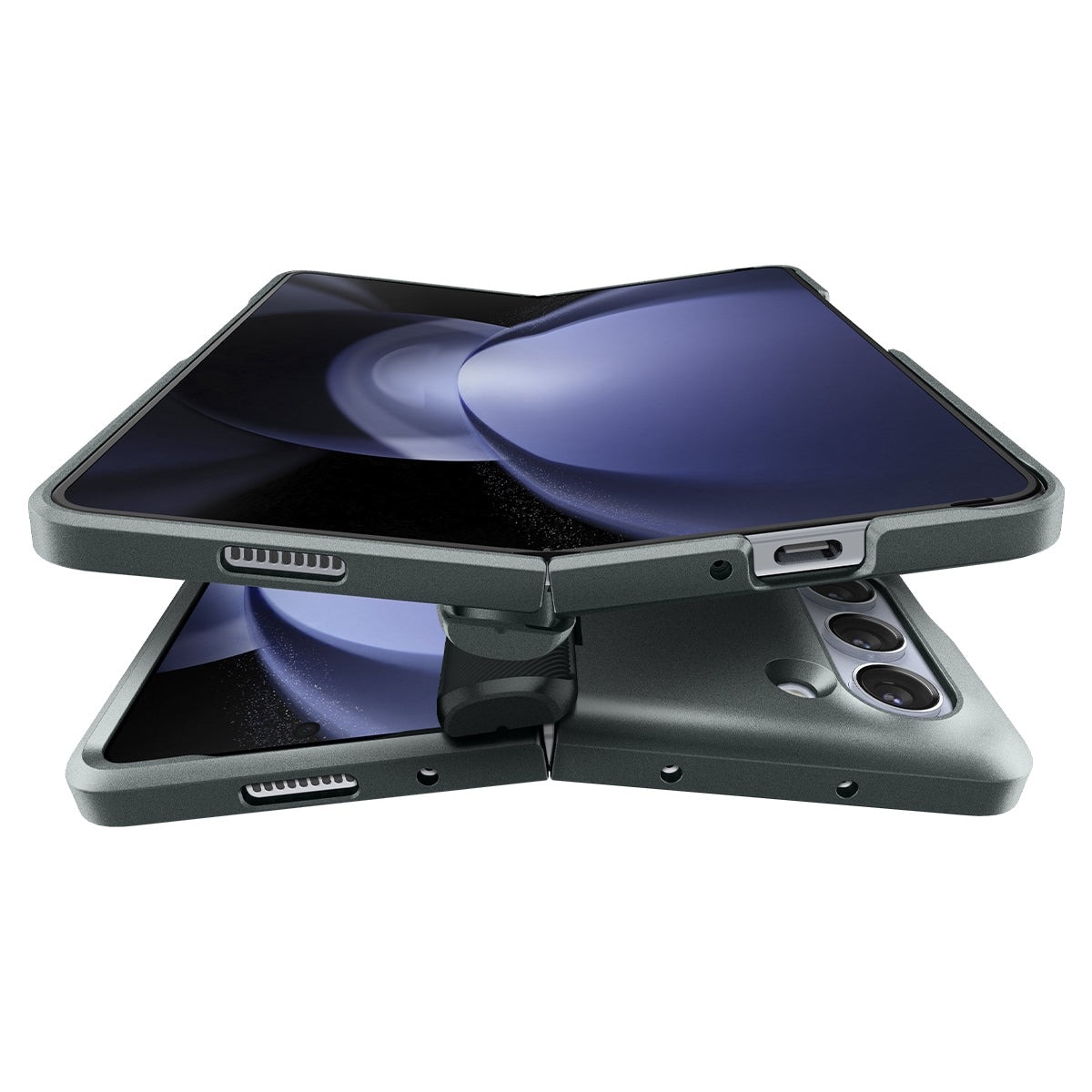 Coque Slim Armor Pro Samsung Galaxy Z Fold 5 Abyss Green