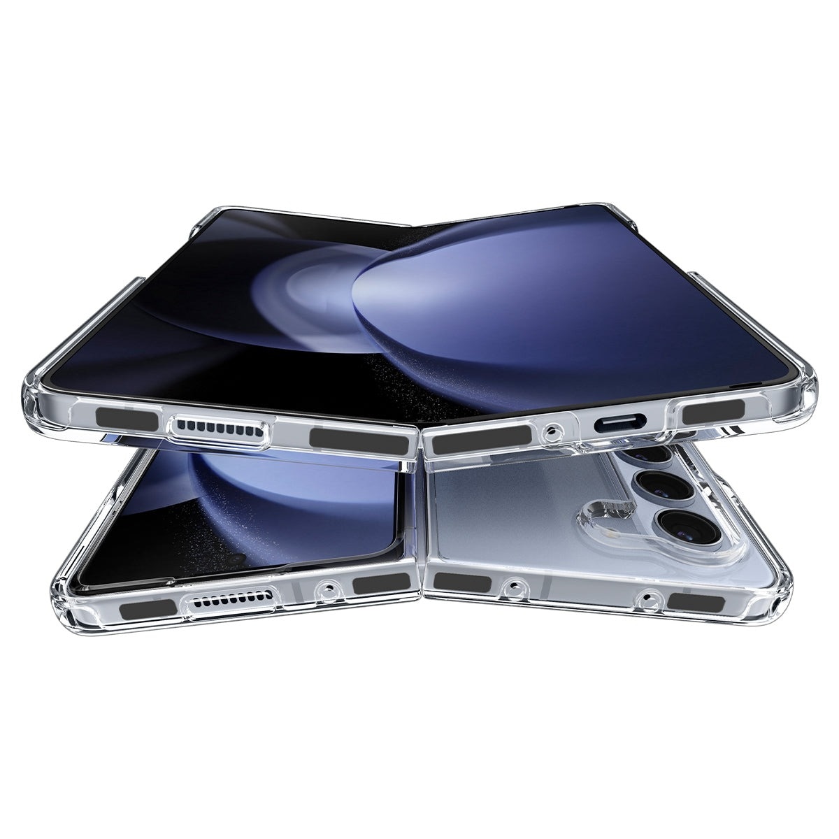 Coque Ultra Hybrid Samsung Galaxy Z Fold 5, Crystal Clear