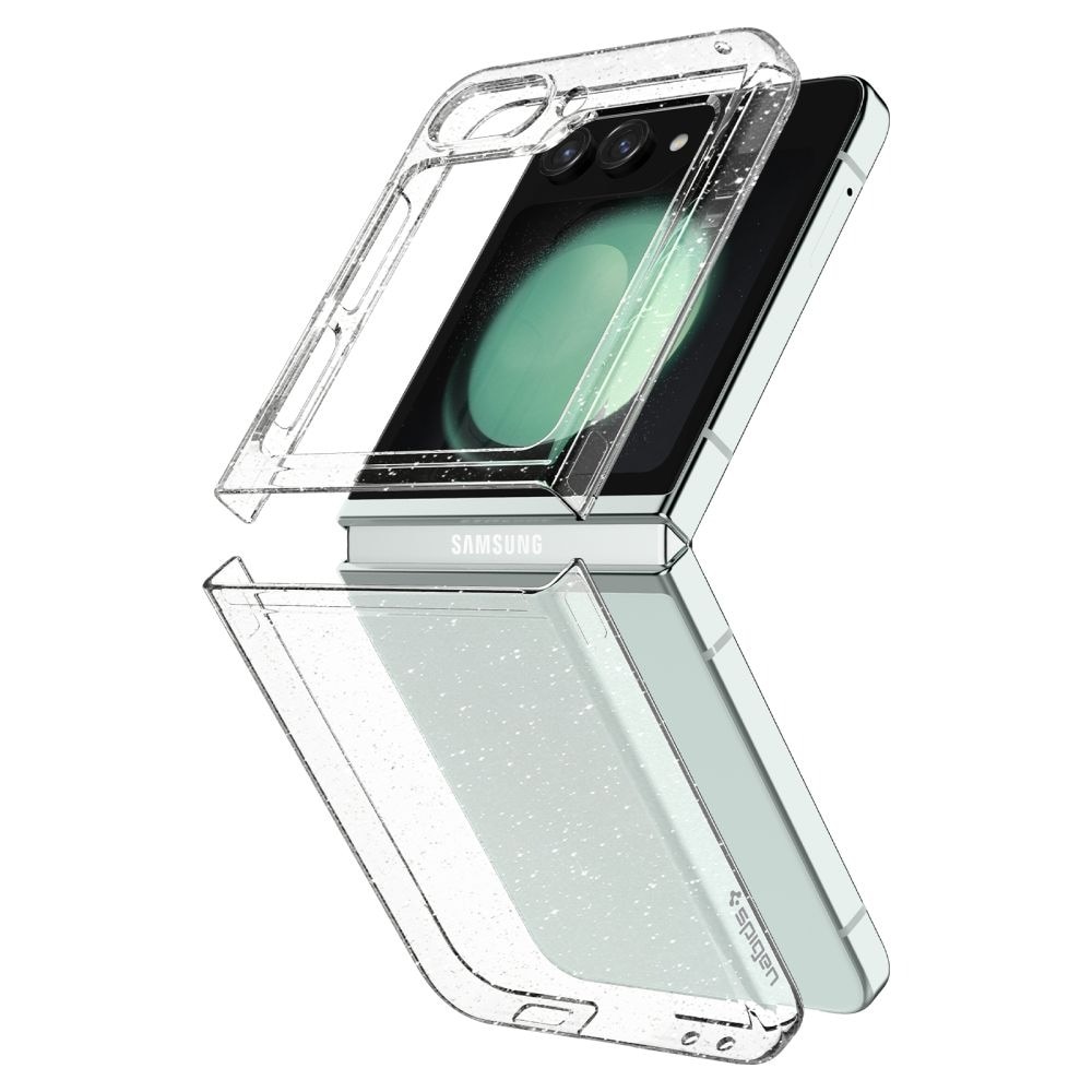 Coque AirSkin Samsung Galaxy Z Flip 5 Crystal Quartz Glitter