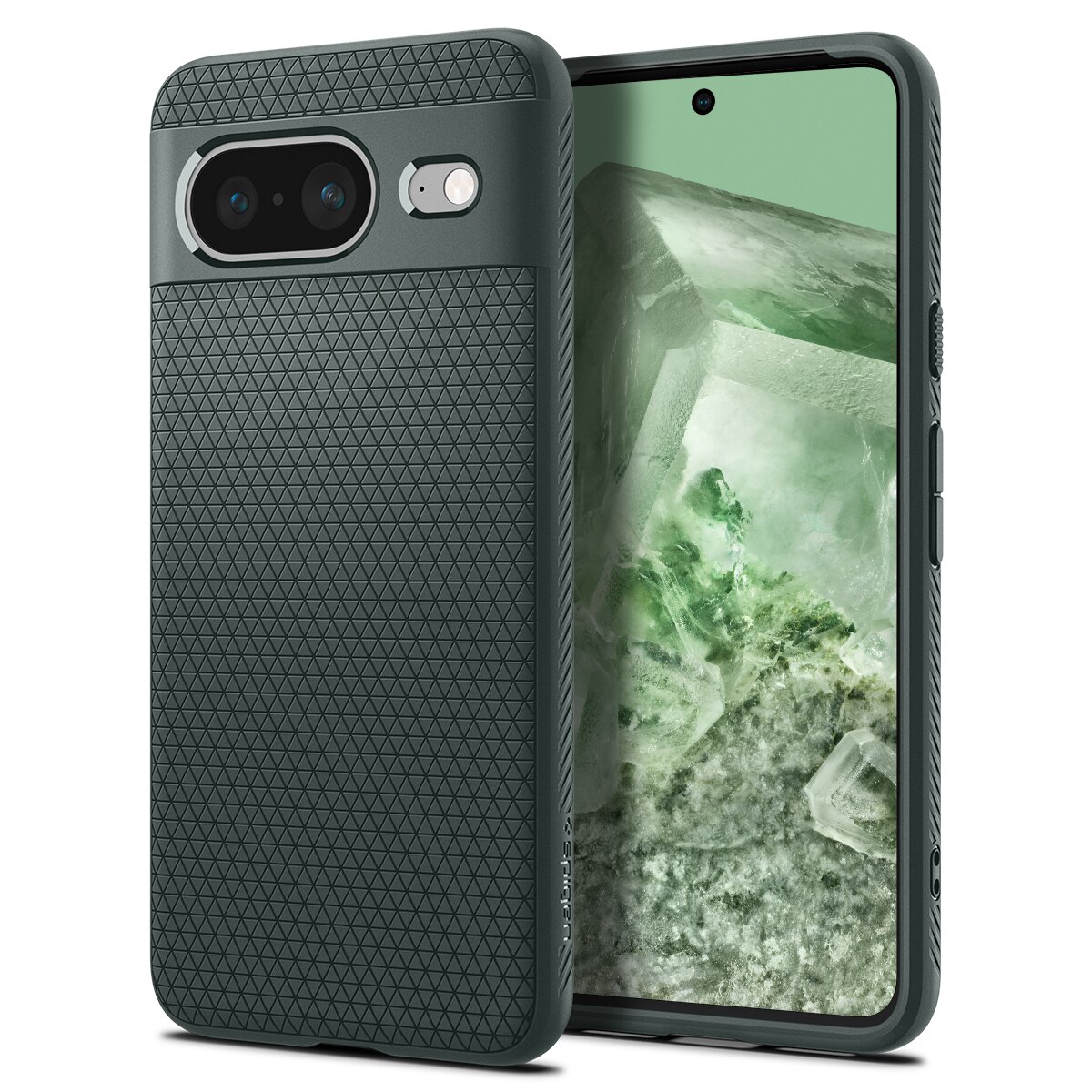 Coque Liquid Air Google Pixel 8, Abyss Green