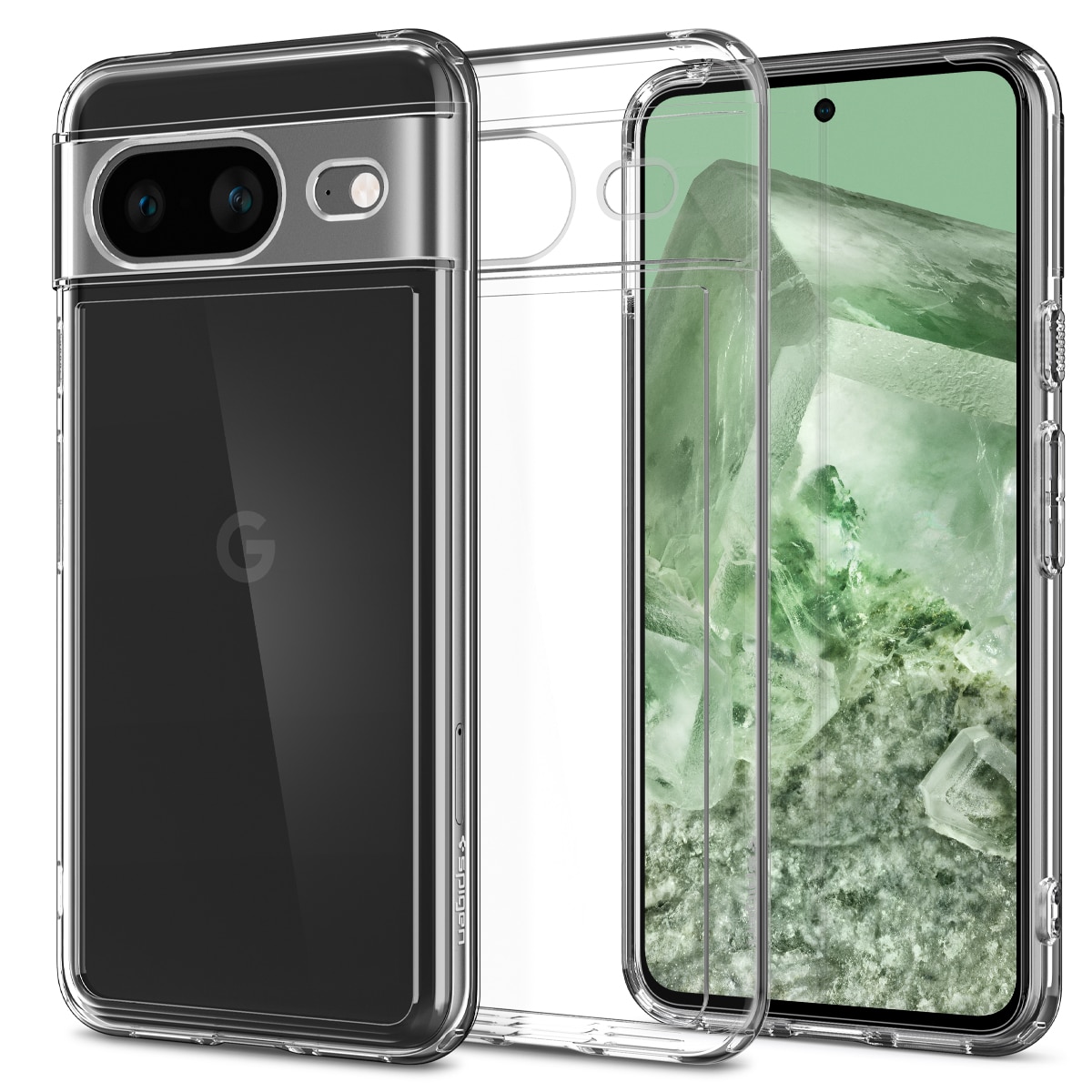 Coque Ultra Hybrid Google Pixel 8a, Crystal Clear