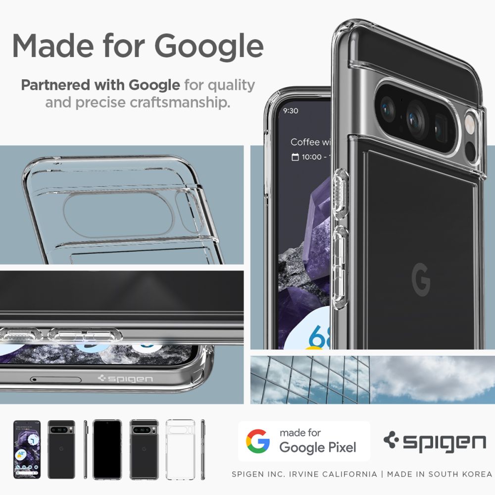 Coque Ultra Hybrid Google Pixel 8 Pro, Crystal Clear