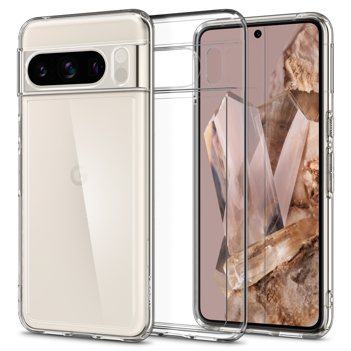 Coque Ultra Hybrid Google Pixel 8 Pro, Crystal Clear