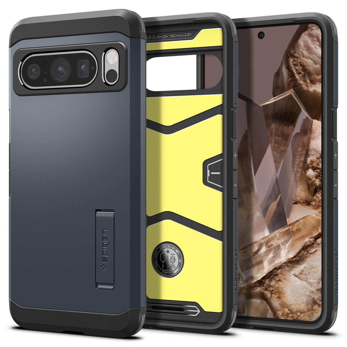 Coque Tough Armor Google Pixel 8 Pro, Metal Slate