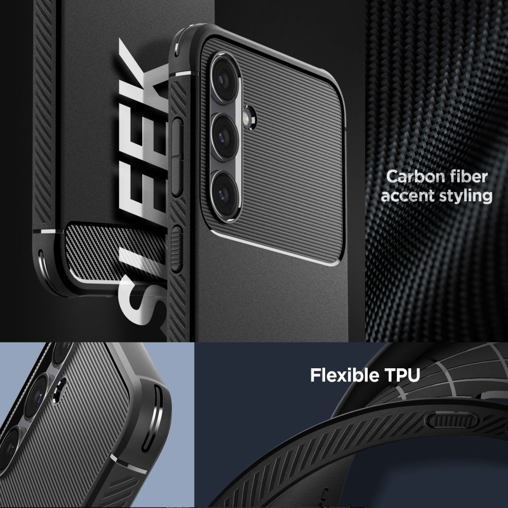 Case Rugged Armor Samsung Galaxy S23 FE, Black