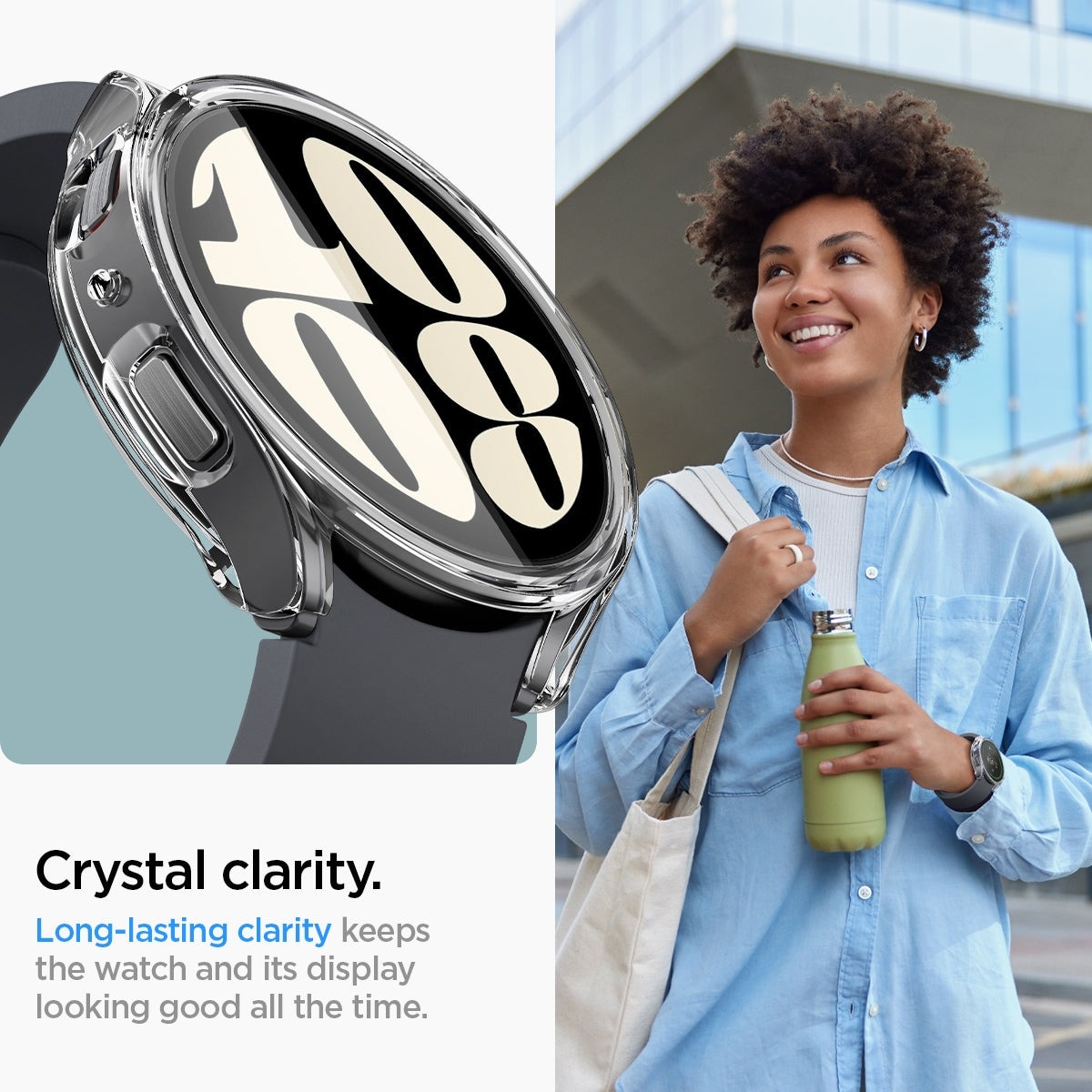 Coque Ultra Hybrid Samsung Galaxy Watch 6 44mm Crystal Clear