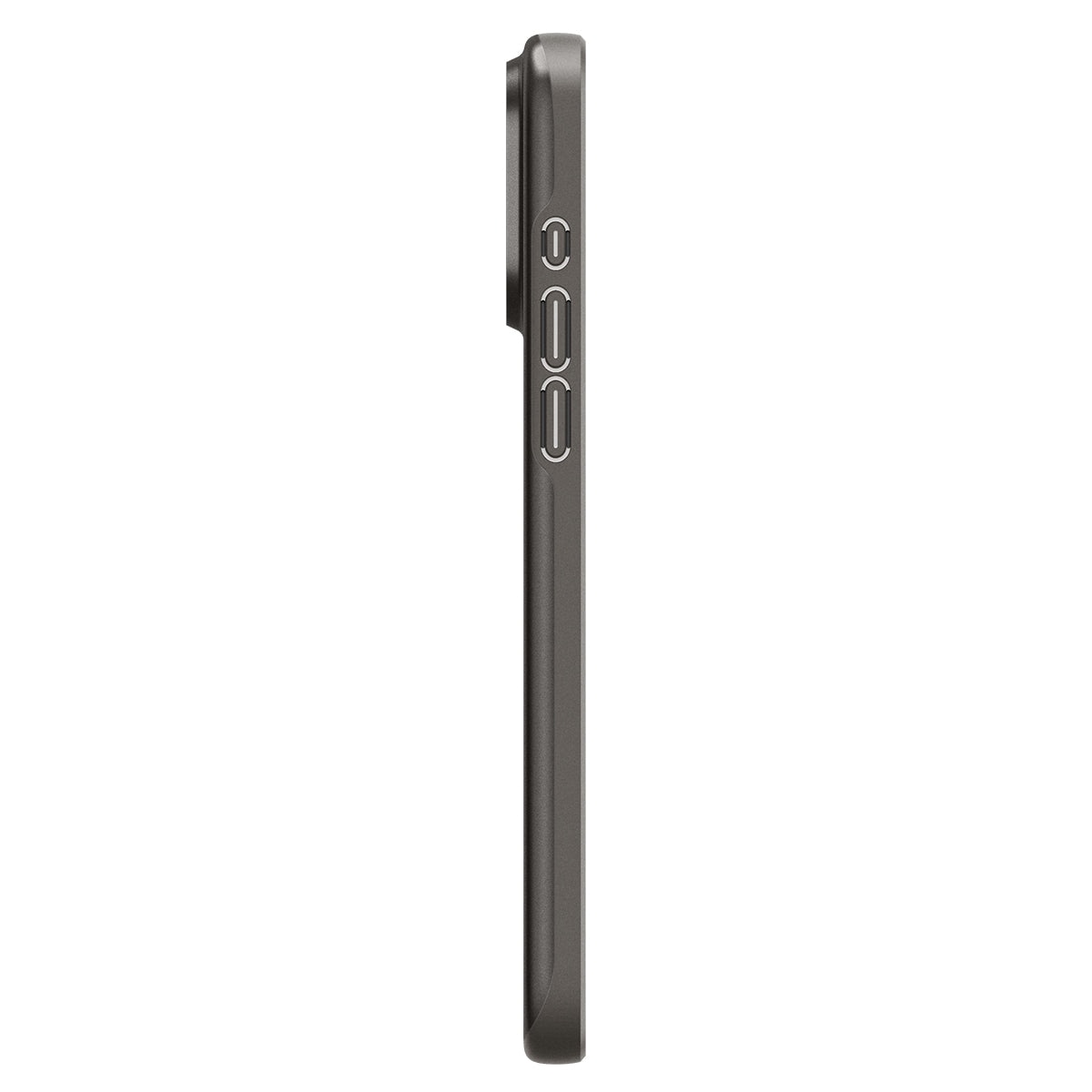 Coque Thin Fit iPhone 15 Pro Max, Gunmetal