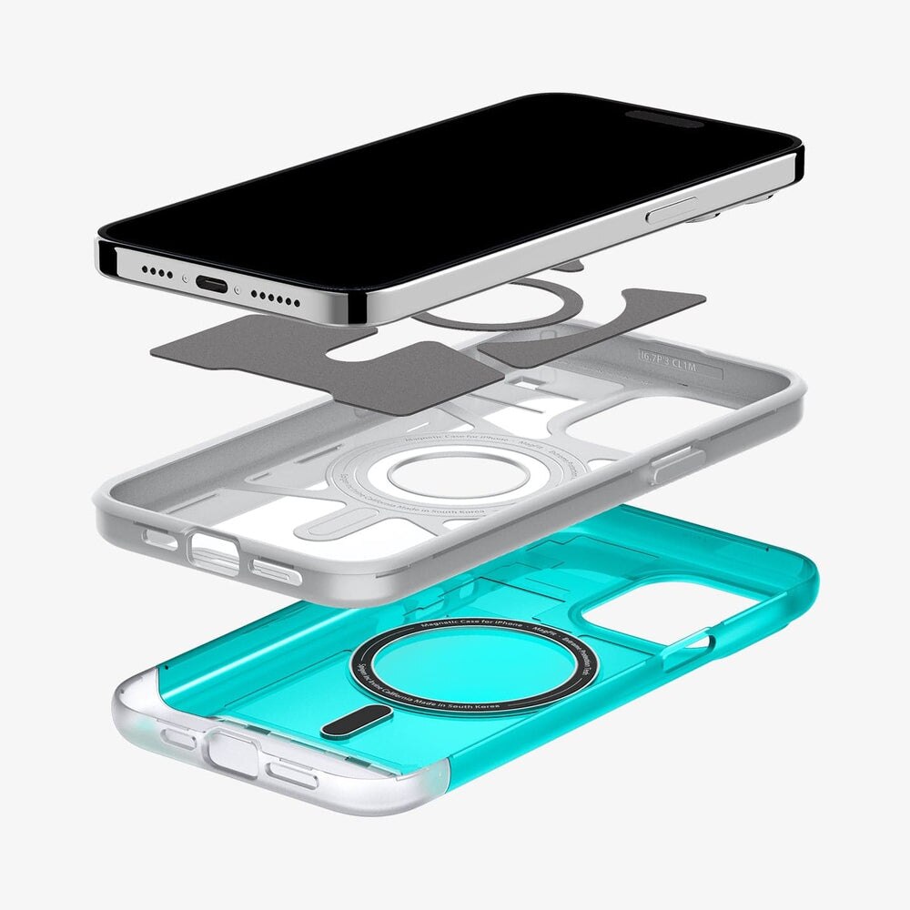 Coque Classic C1 MagSafe iPhone 15 Pro Max, Bondi Blue