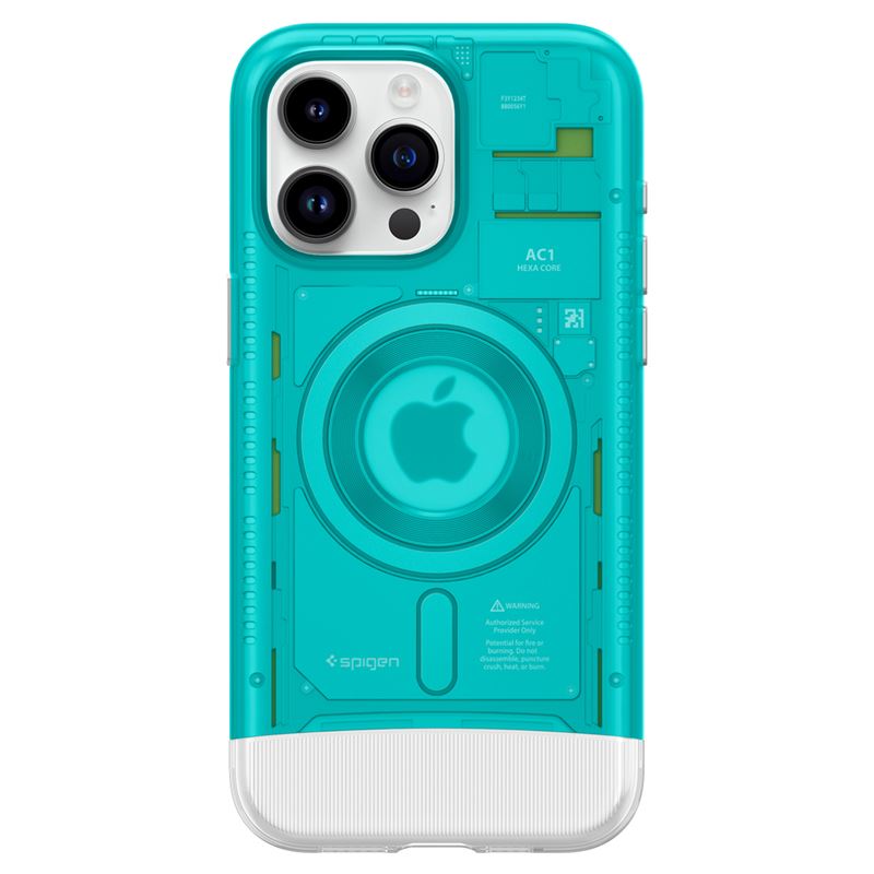 Coque Classic C1 MagSafe iPhone 15 Pro Max, Bondi Blue