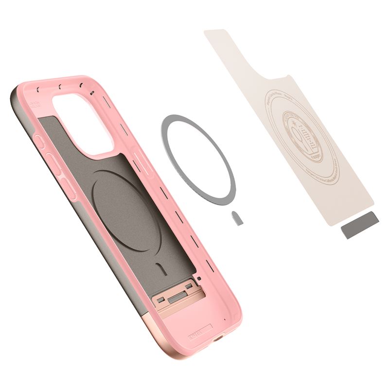 Coque Style Armor MagSafe iPhone 15 Pro Max, Rose Gold