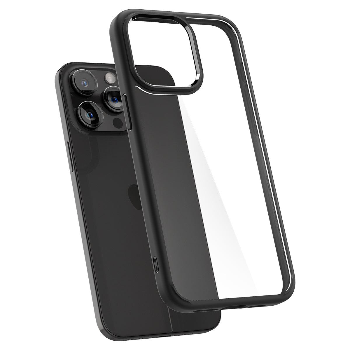 Coque Ultra Hybrid iPhone 15 Pro, Matte Black