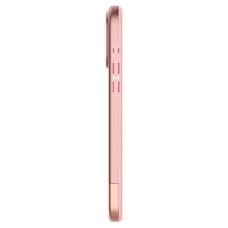 Coque Style Armor MagSafe iPhone 15 Pro, Rose Gold