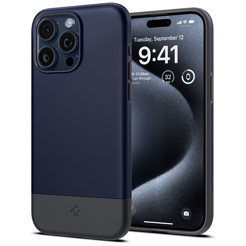 Coque Style Armor MagSafe iPhone 15 Pro, Midnight Indigo