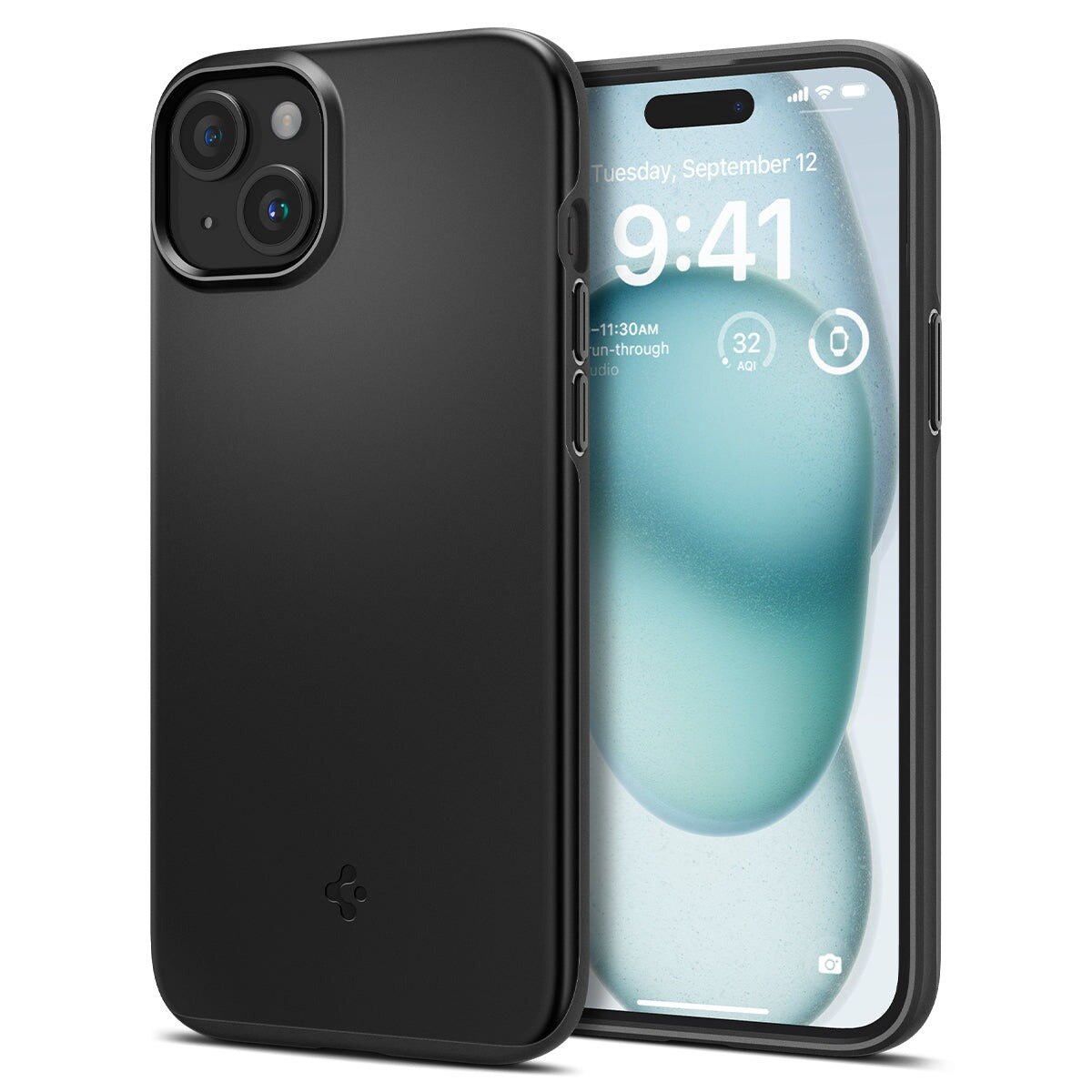 Coque Thin Fit iPhone 15 Plus, Black