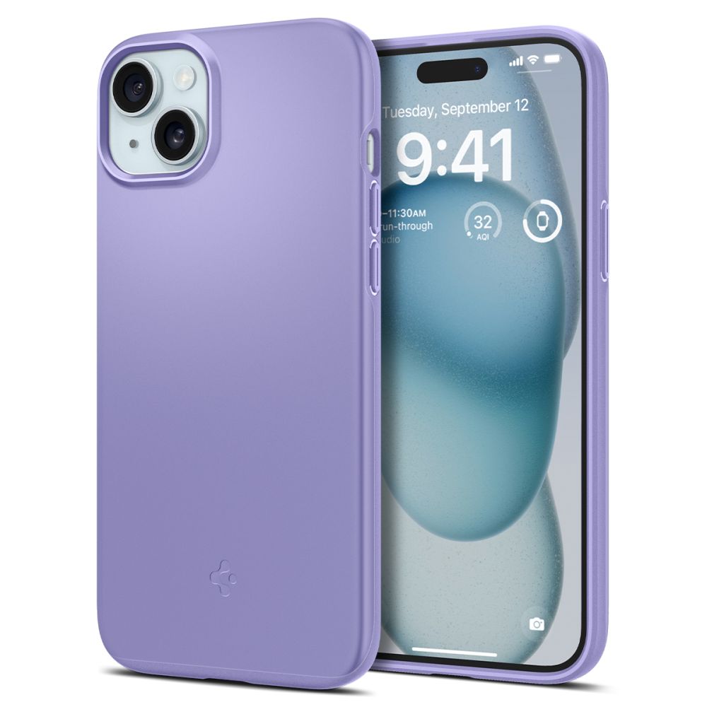 Coque Thin Fit iPhone 15, Iris Purple