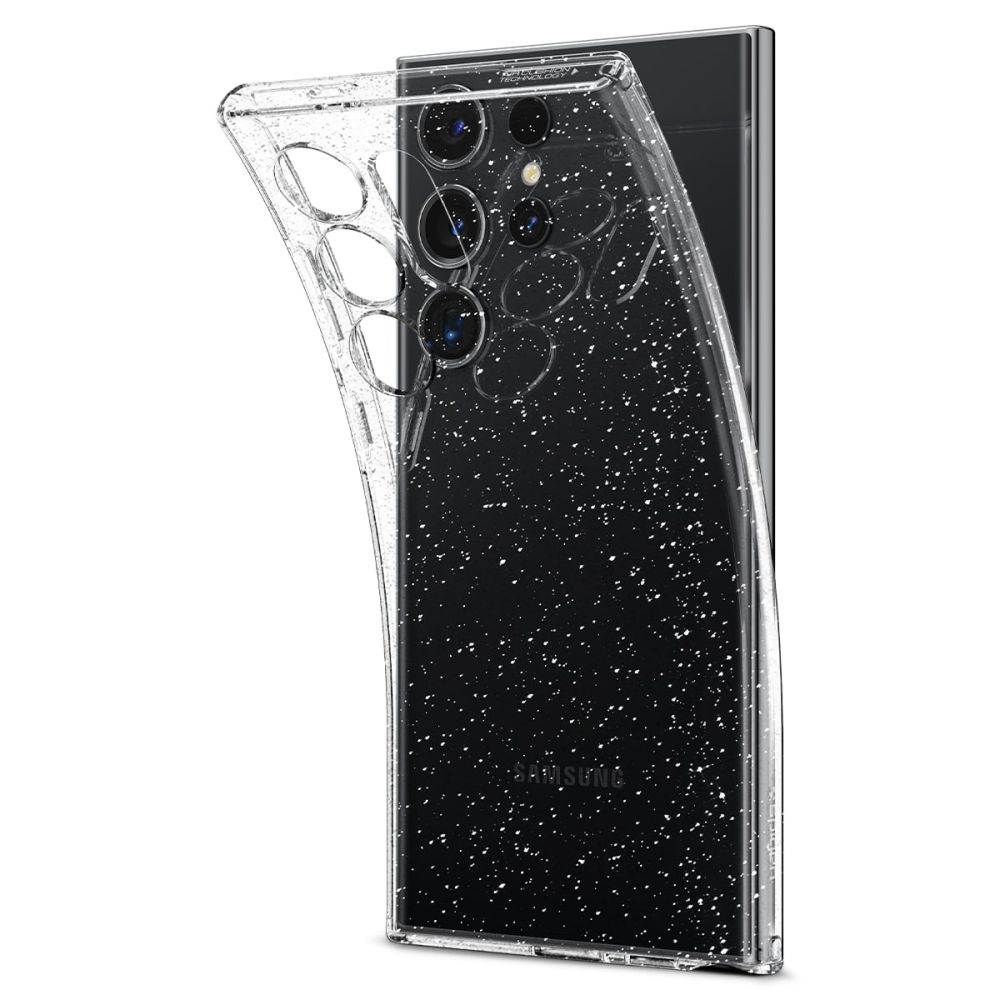 Coque Liquid Crystal Samsung Galaxy S24 Ultra, Glitter Crystal