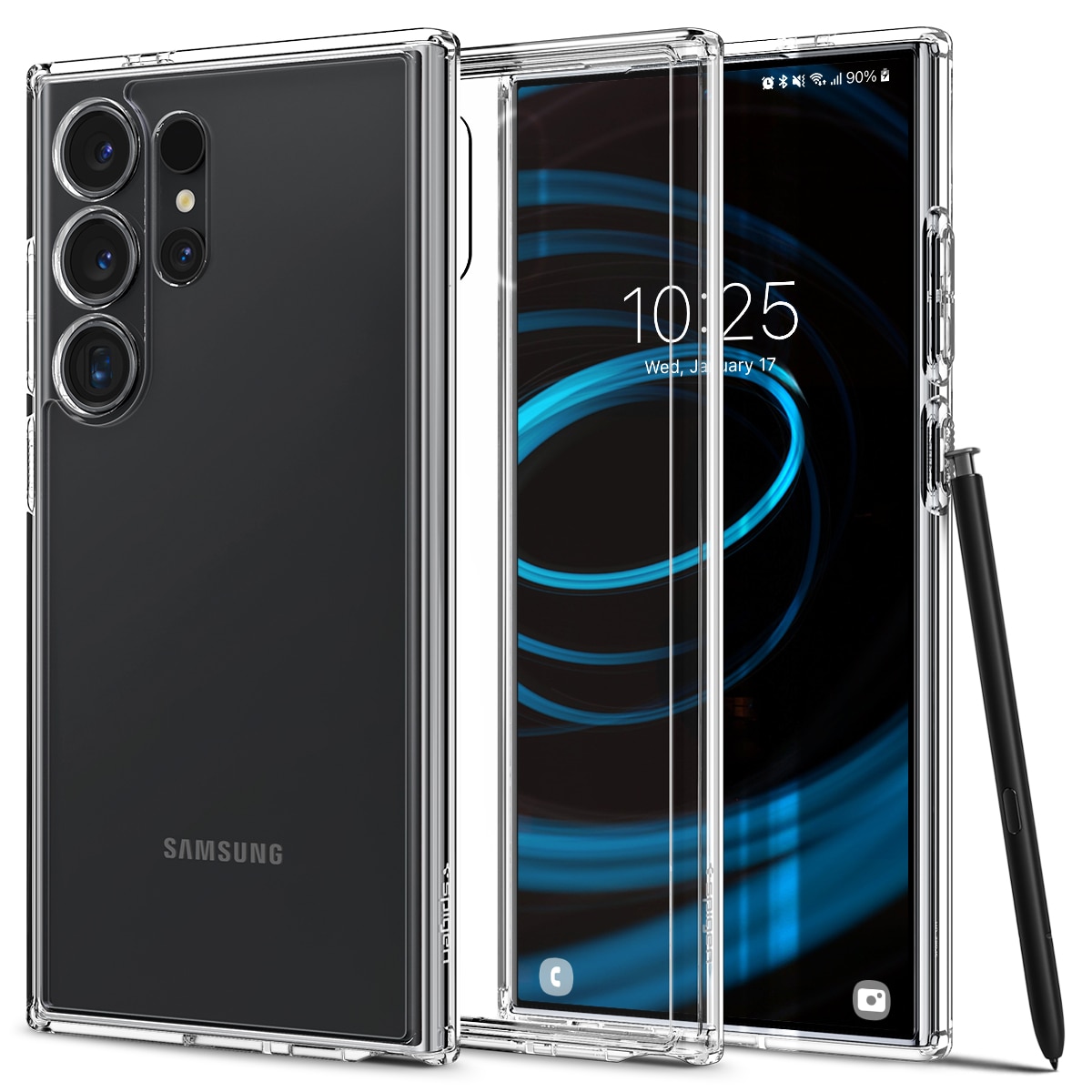 Coque Ultra Hybrid Samsung Galaxy S24 Ultra, Crystal Clear