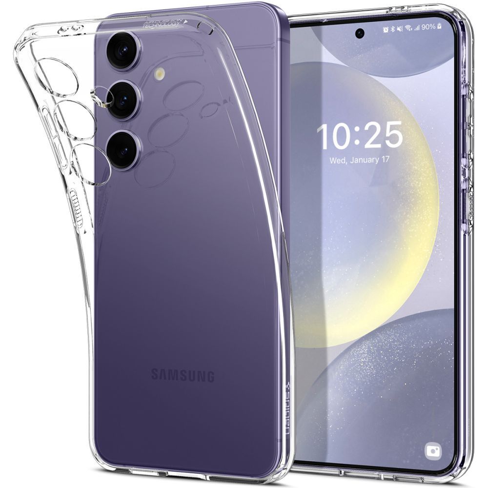 Coque Liquid Crystal Samsung Galaxy S24 Plus, Crystal Clear