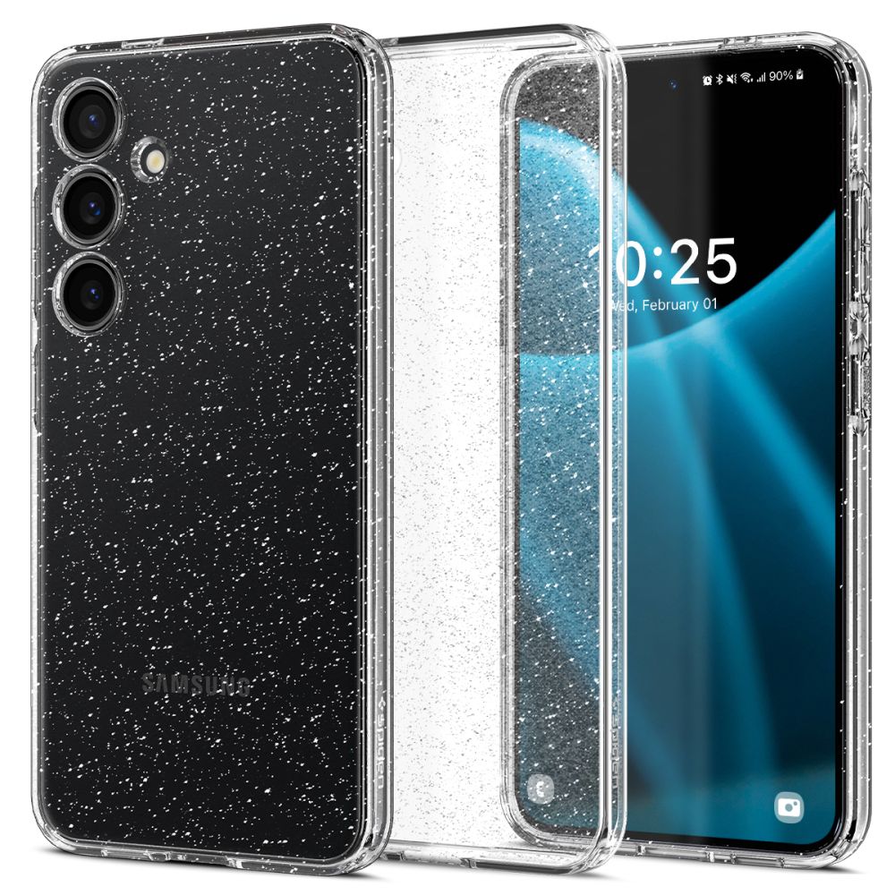 Coque Liquid Crystal Samsung Galaxy S24, Glitter Crystal
