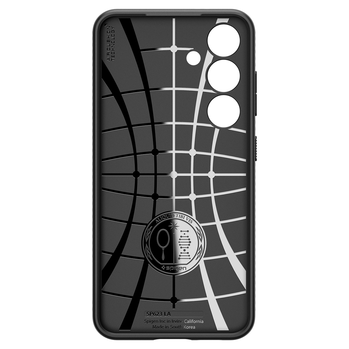 Coque Liquid Air Samsung Galaxy S24 Plus, Black