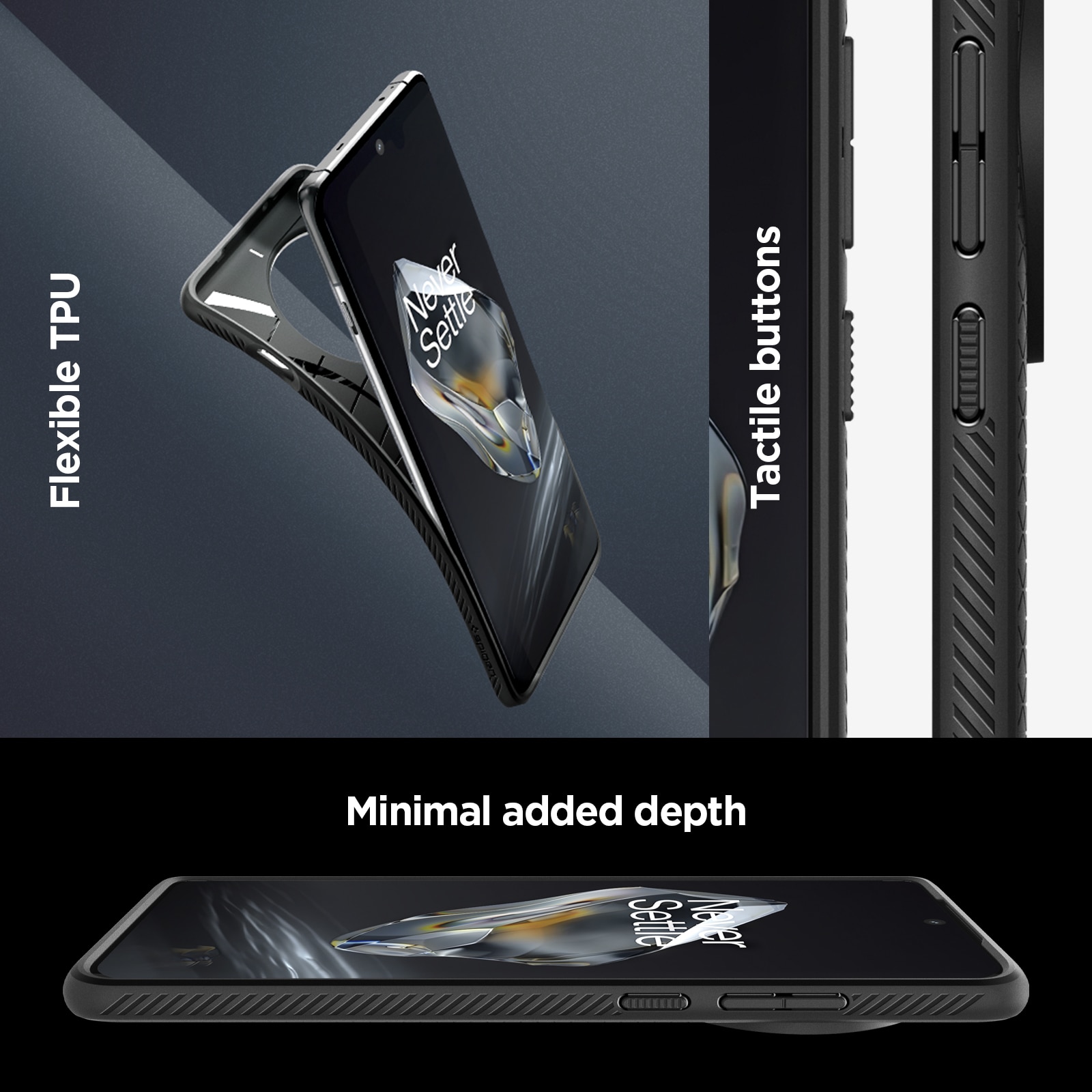 Coque Liquid Air OnePlus 12, Black
