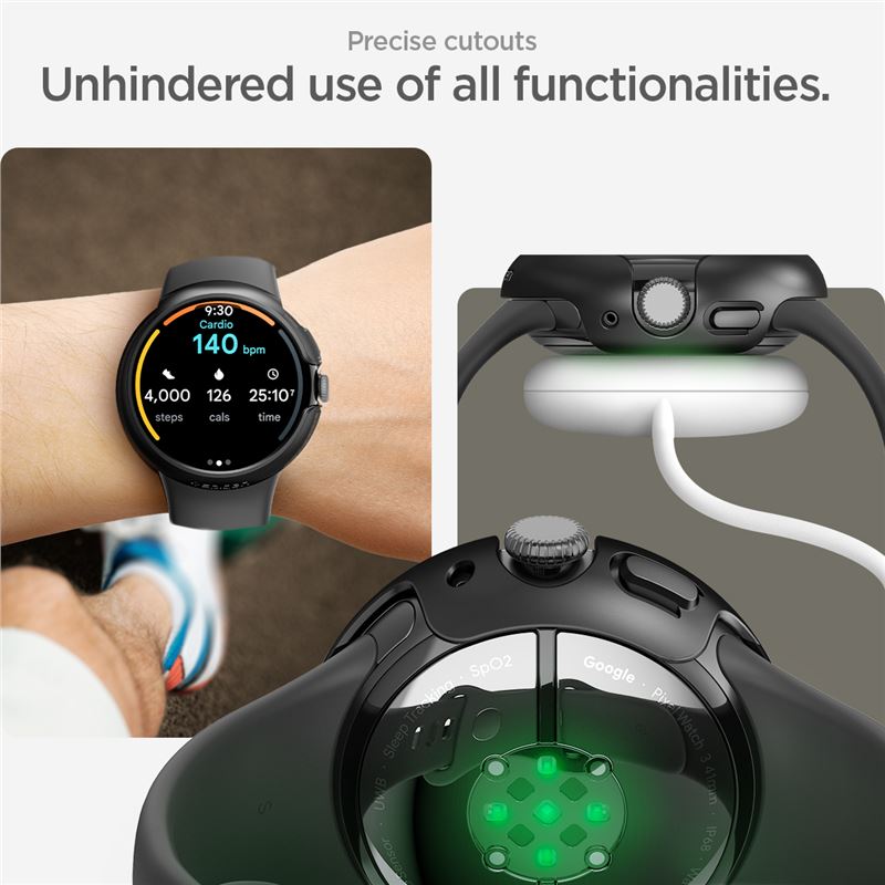 Coque Thin Fit Google Pixel Watch, Black