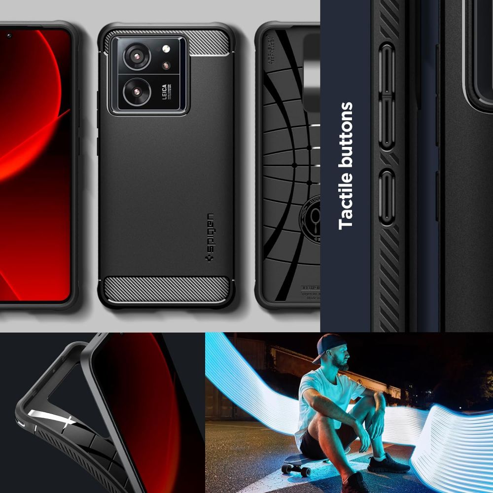 Case Rugged Armor Xiaomi 13T, Black
