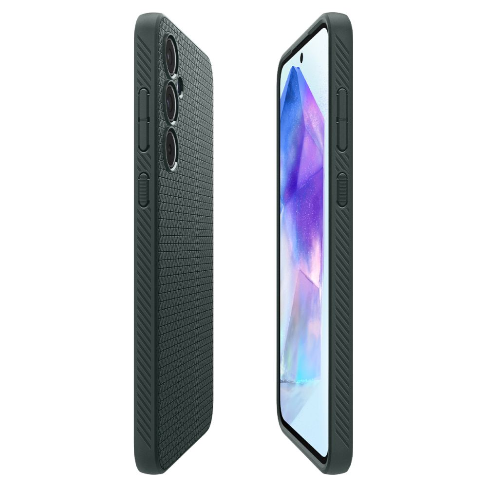 Coque Liquid Air Samsung Galaxy A55, Abyss Green