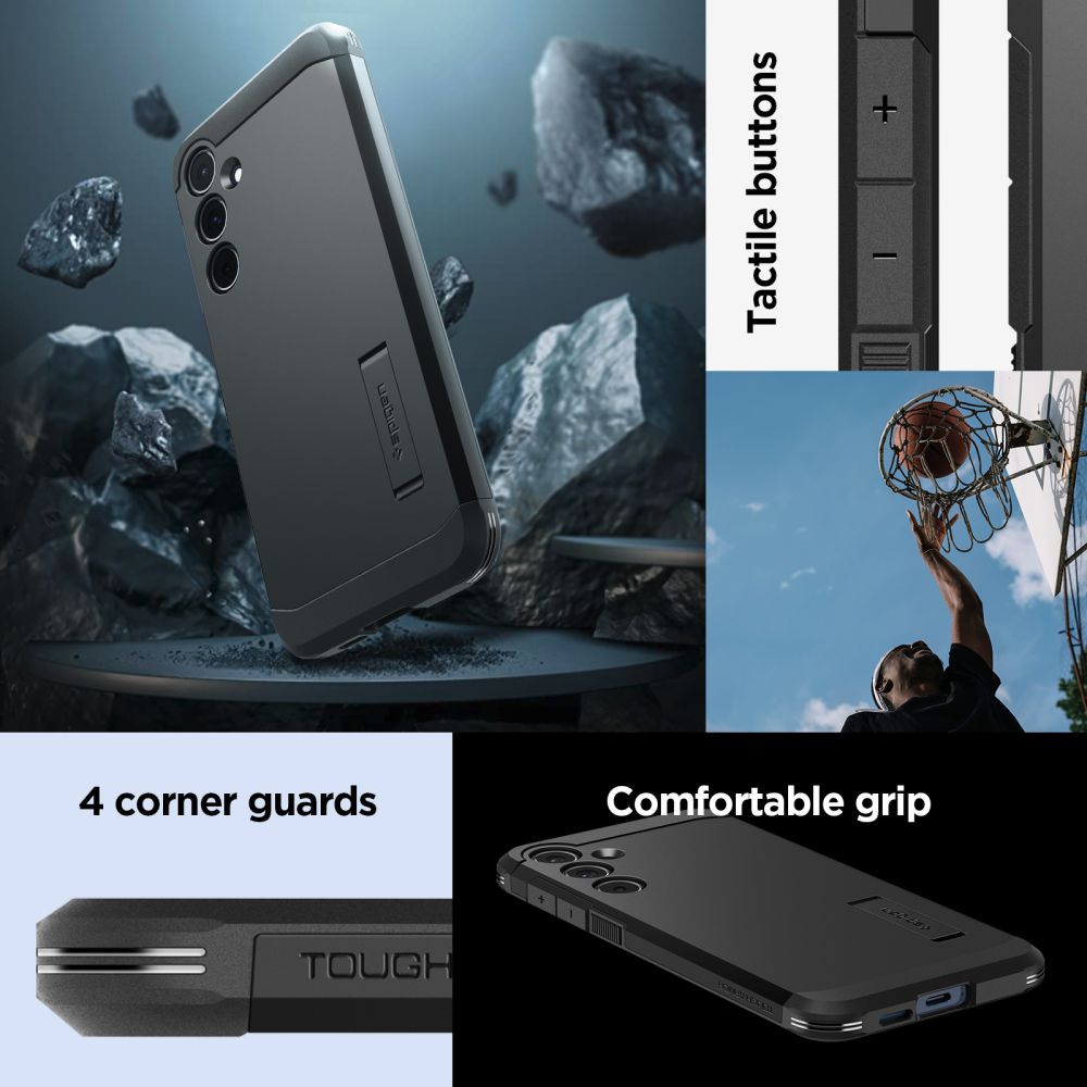 Coque Tough Armor Samsung Galaxy A55, Black