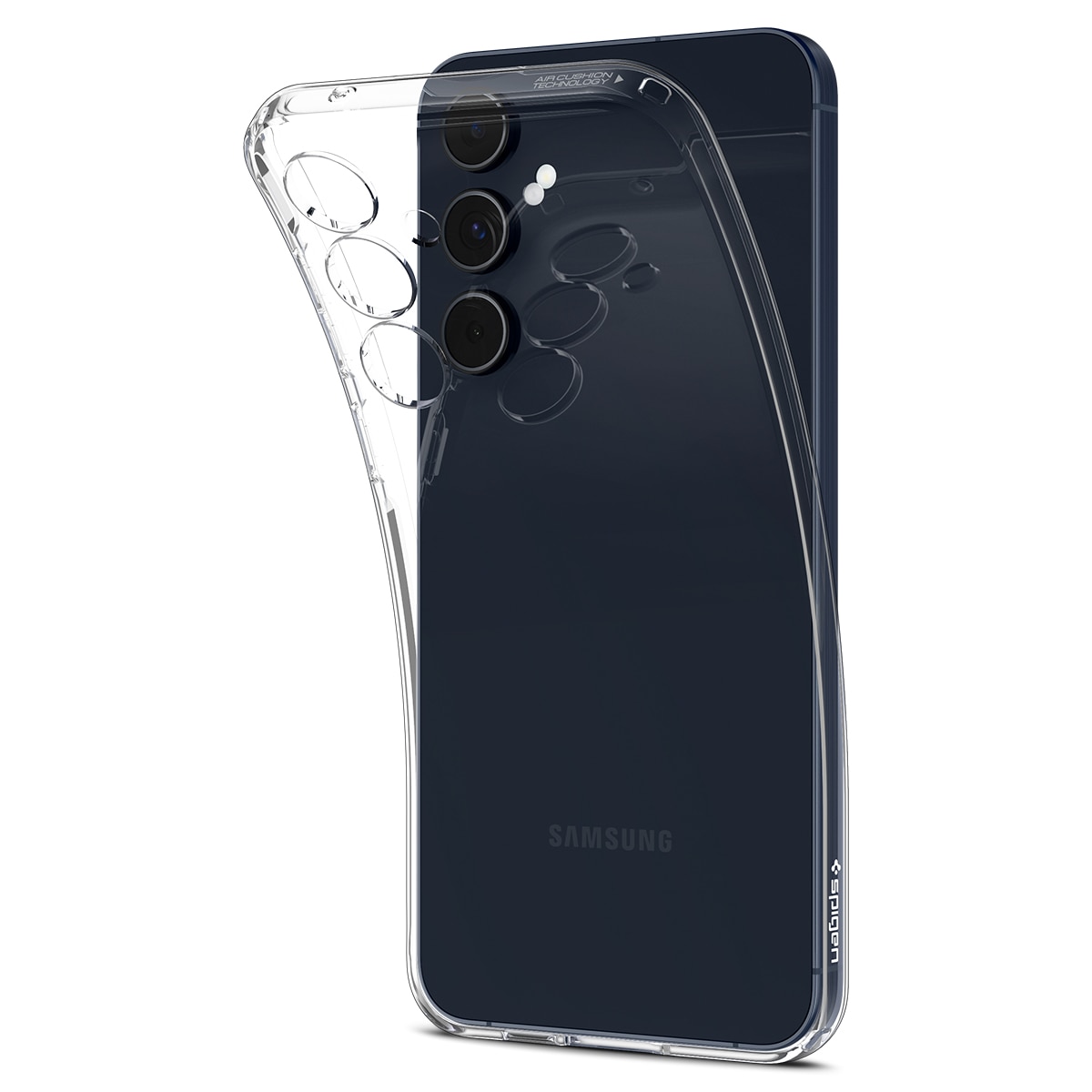 Coque Liquid Crystal Samsung Galaxy A55, Crystal Clear