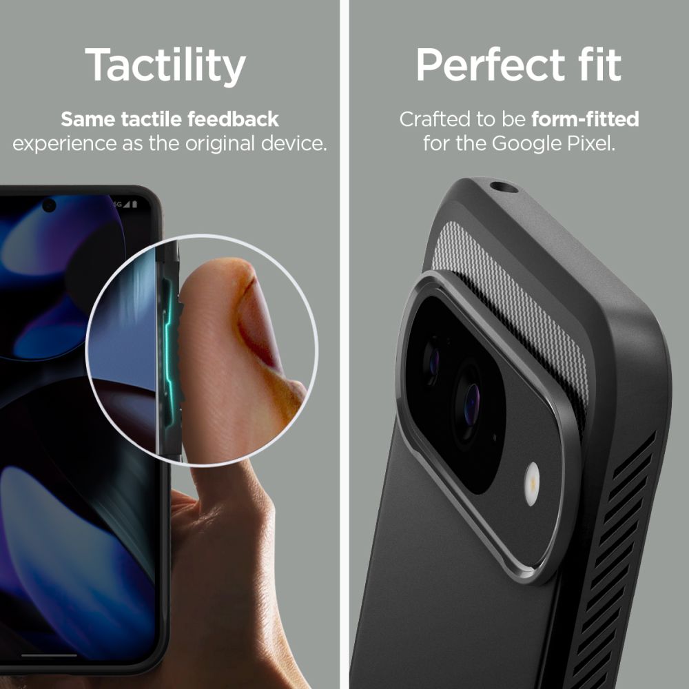 Case Rugged Armor Google Pixel 9, Black