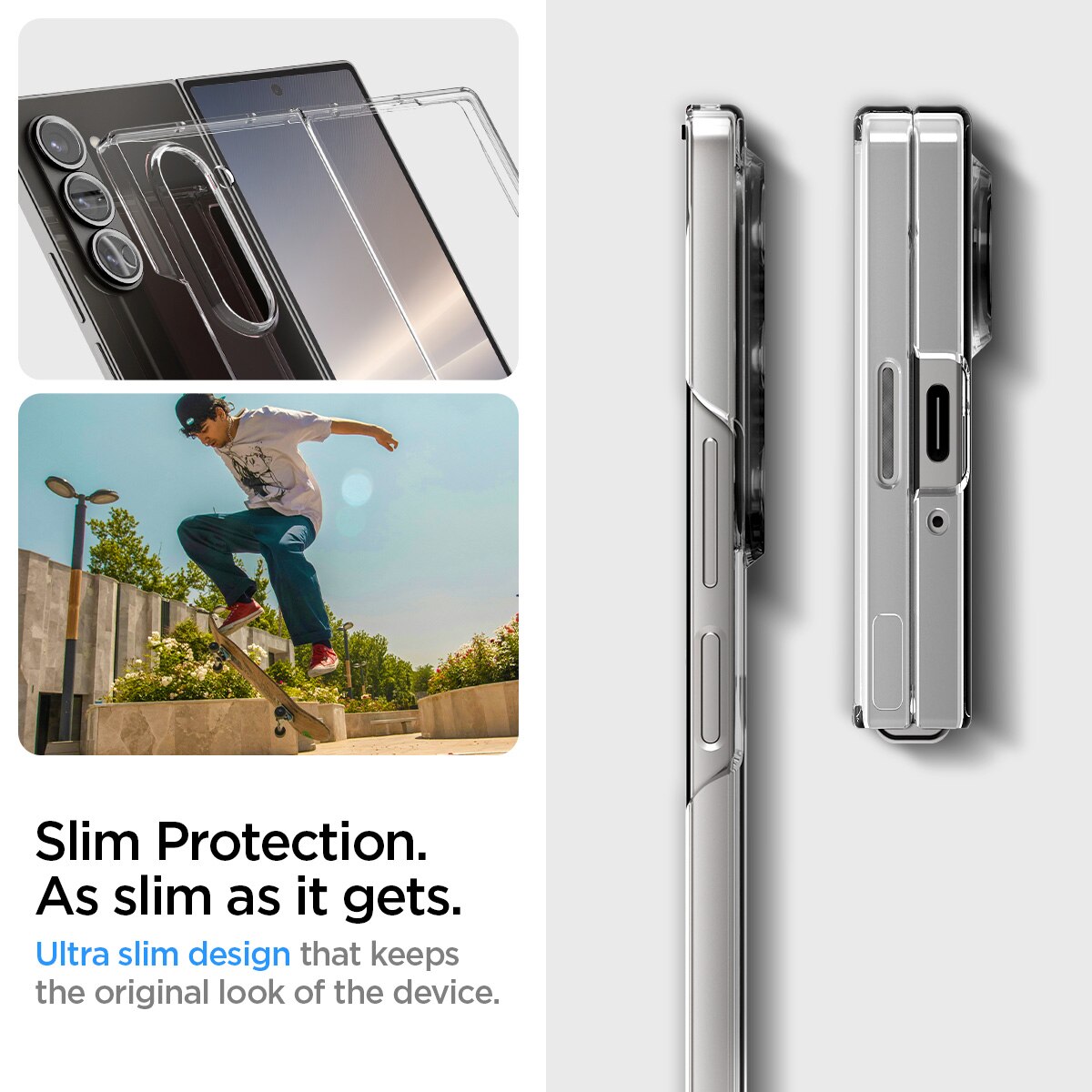 Coque AirSkin Samsung Galaxy Z Fold 6 Crystal Clear