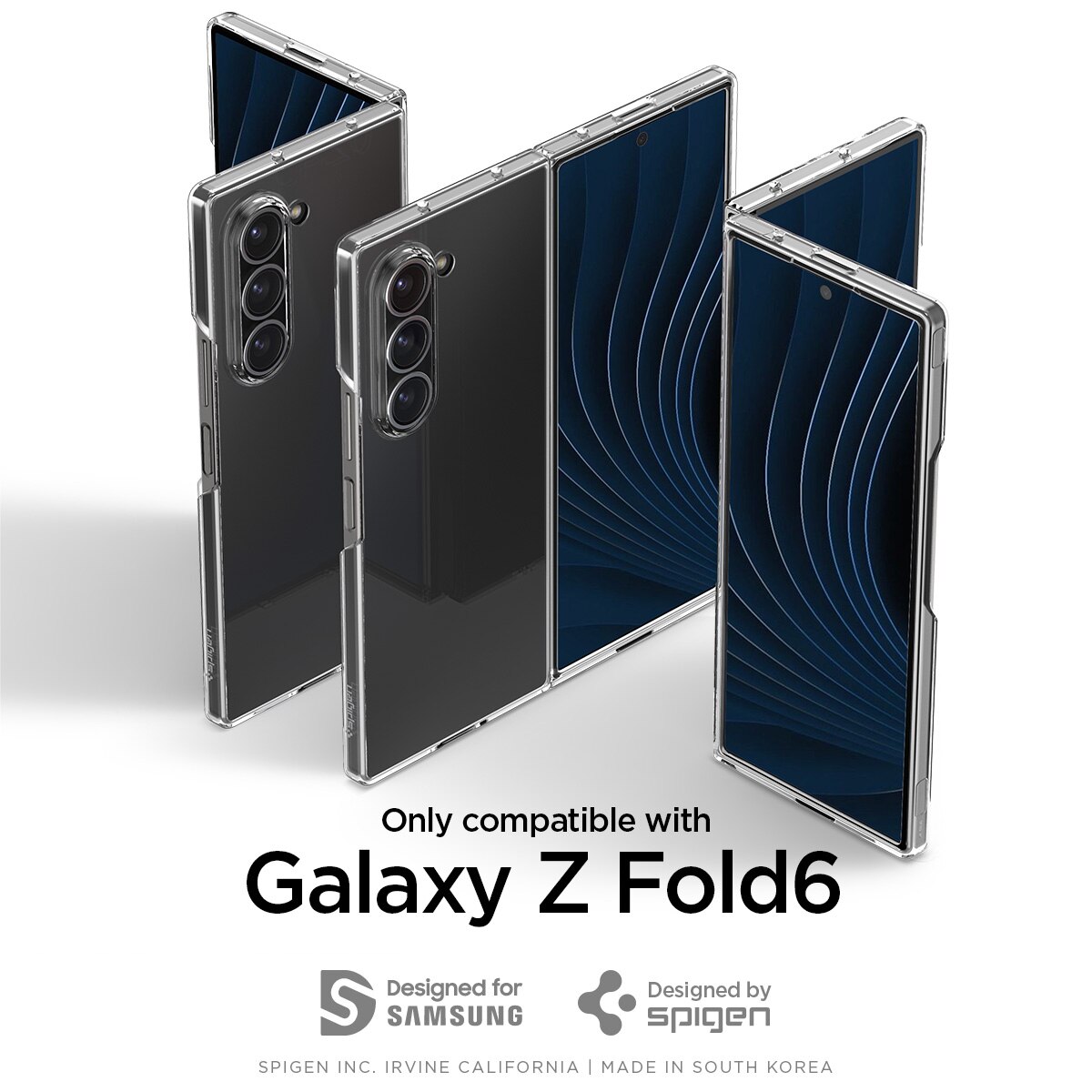 Coque AirSkin Samsung Galaxy Z Fold 6 Crystal Clear